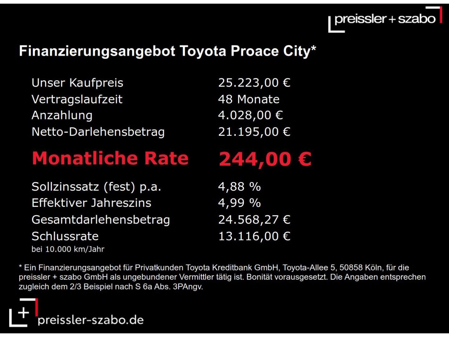 Toyota Proace City L1 50 kWh Electric Meister LED Apple imagem 3
