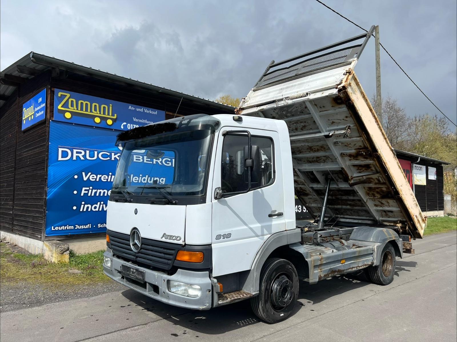 Mercedes-Benz Atego 818/MEILLER-DSK/4x2/Orig. 121tkm/1 Hand/