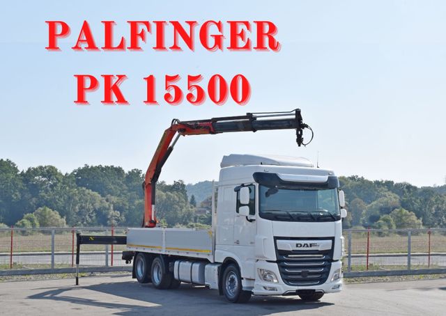 DAF XF 530 Pritsche 6,30 m + PK 15500 * TOPZUSTAND