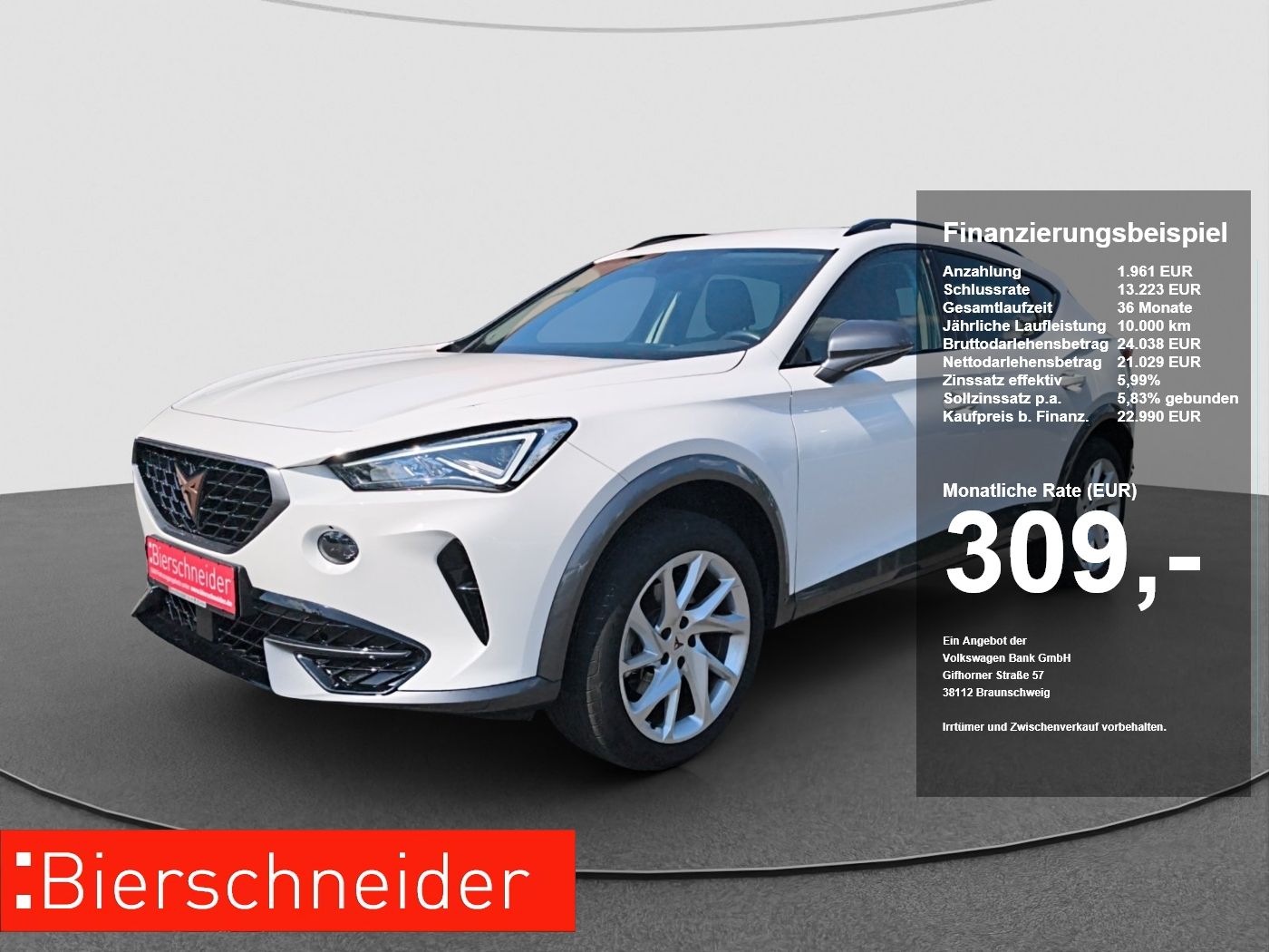 Cupra Formentor 1.5 TSI ACC PDC SITZH KEYLESS LED