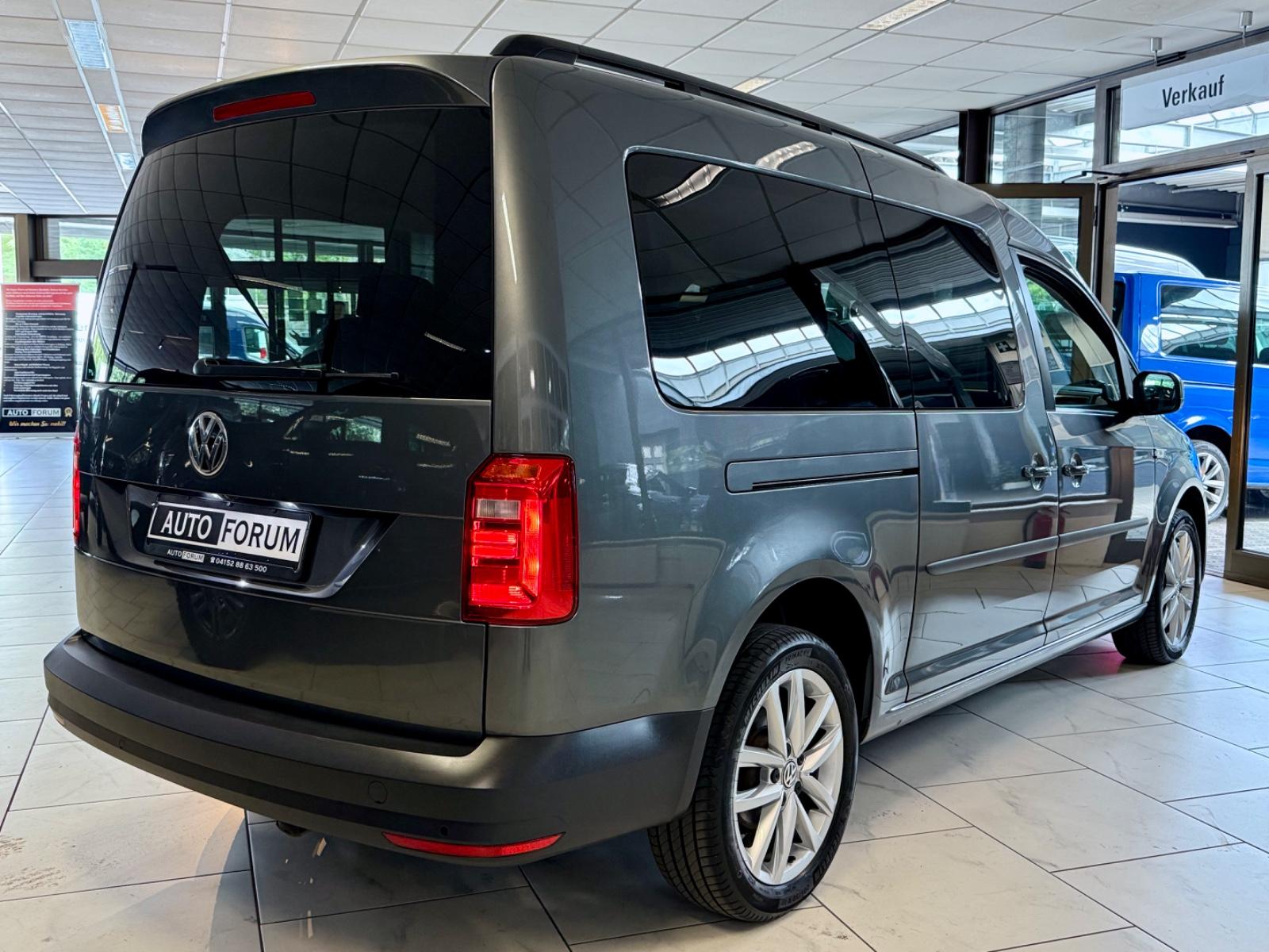 Volkswagen Caddy MAXI 2.0 TDI AUT 7-SITZE AHK STANDHZG NAVI, миниатюра 13