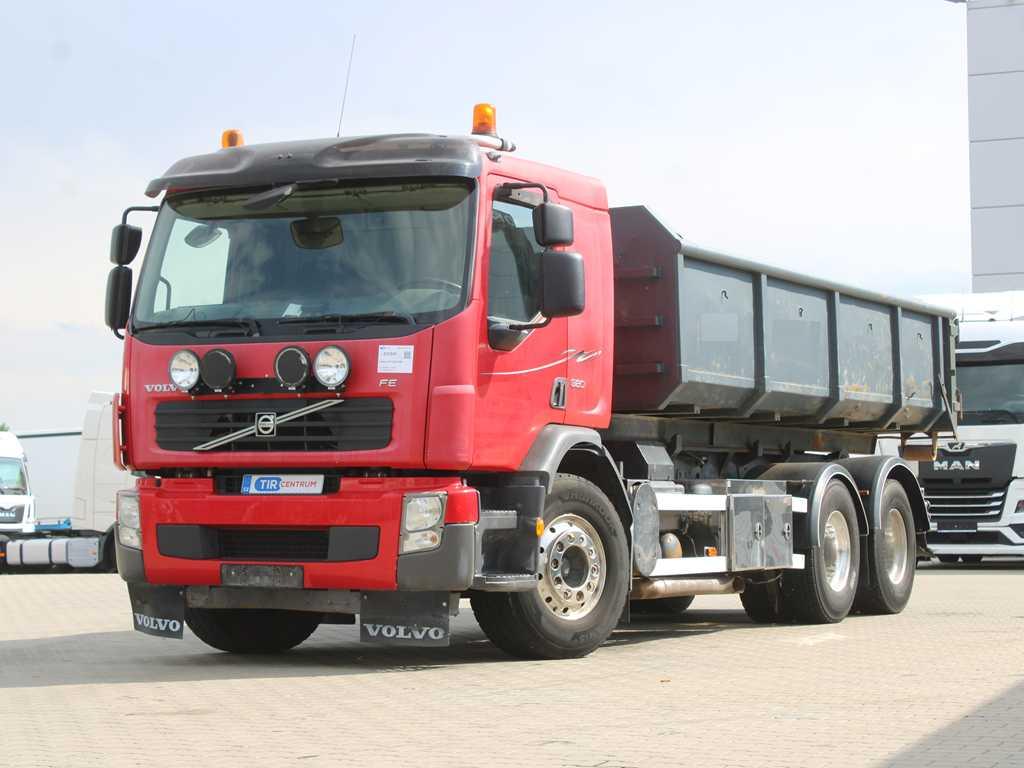 Volvo FE S 320 62R, 6x2, BEACONS, HOOK CONTAINER