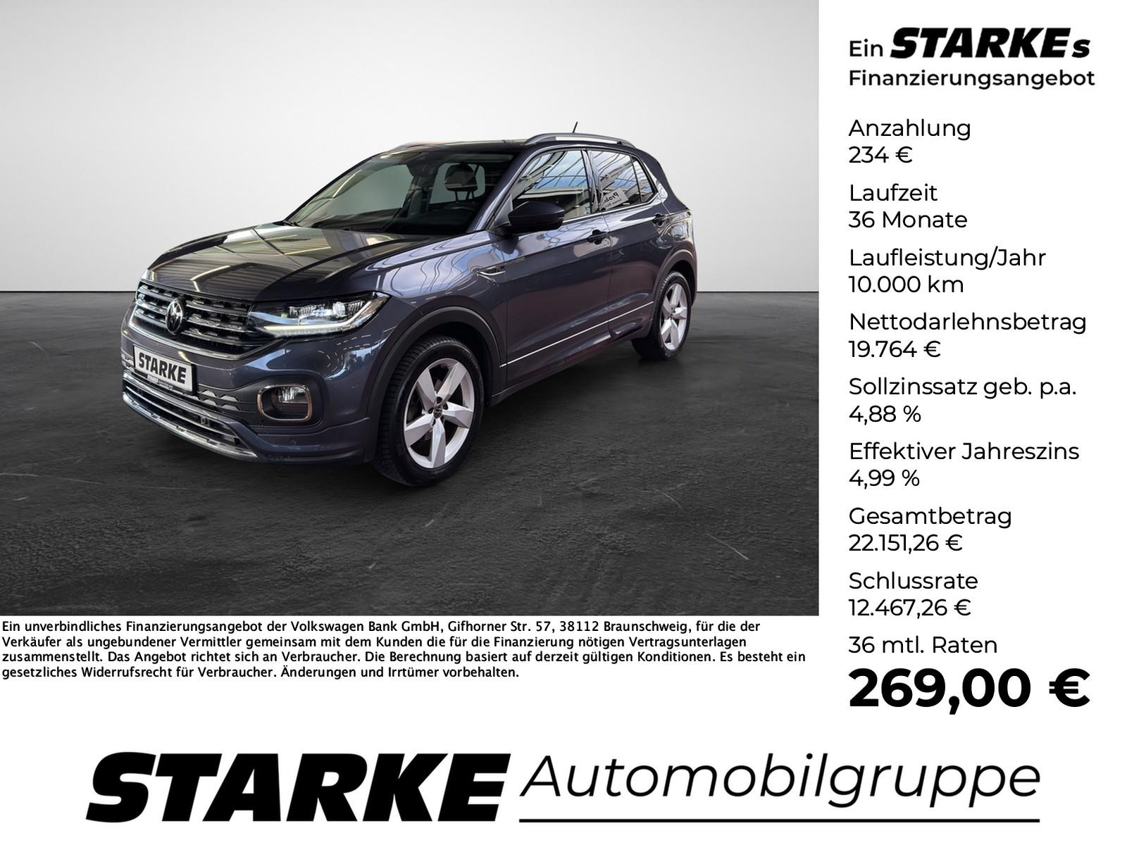 Volkswagen T-Cross 1.0 TSI DSG R-line  Navi LED Kamera PDC 