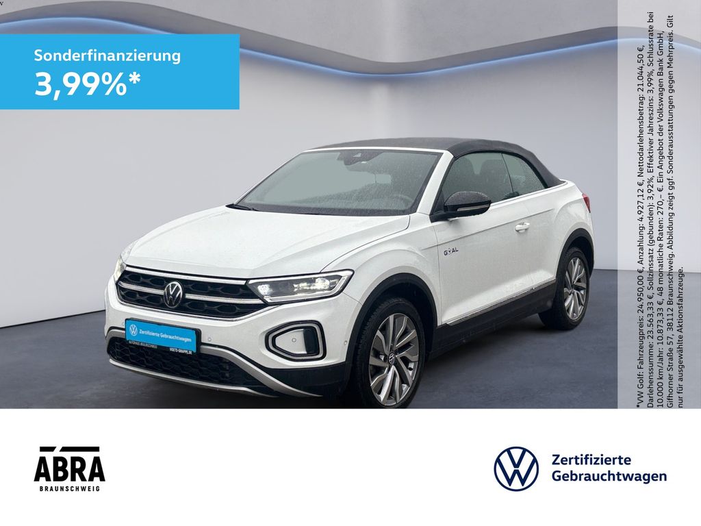 T-Roc Cabriolet 1.5 TSI Goal DSG LED+NAVI+LANE