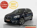 BMW 220i Gran Tourer +1.HAND+AHK+LEDER+NAVI+7-SITZER - blaue BMW 2er Reihe