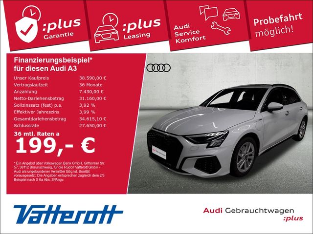 Audi A3 Sportback 40 TFSIe S line AHK Navi LED ParkAs