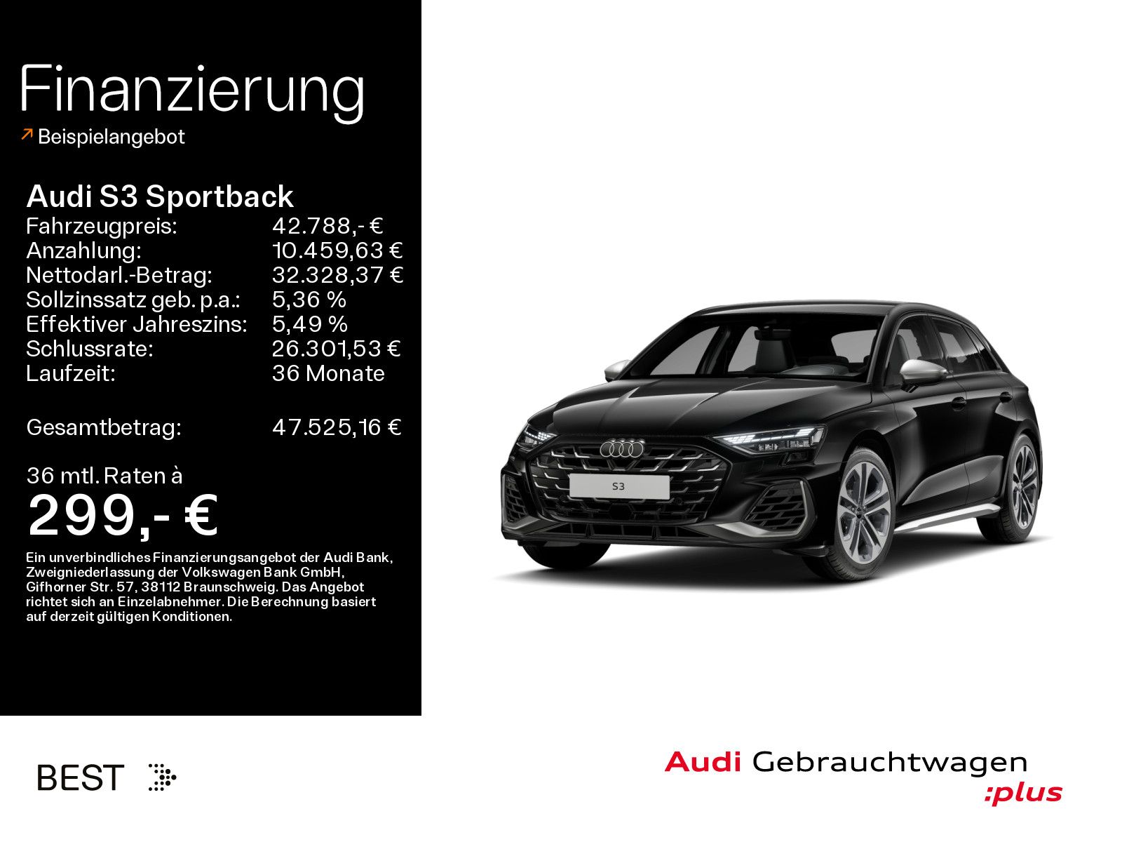 AUDI S3 Sportback Assist, Sound, Navi, Kamera