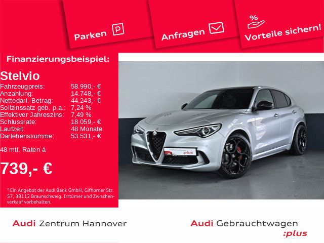 Alfa Romeo Stelvio 2.9 V6 Bi-turbo Pano ACC Kamera DAB