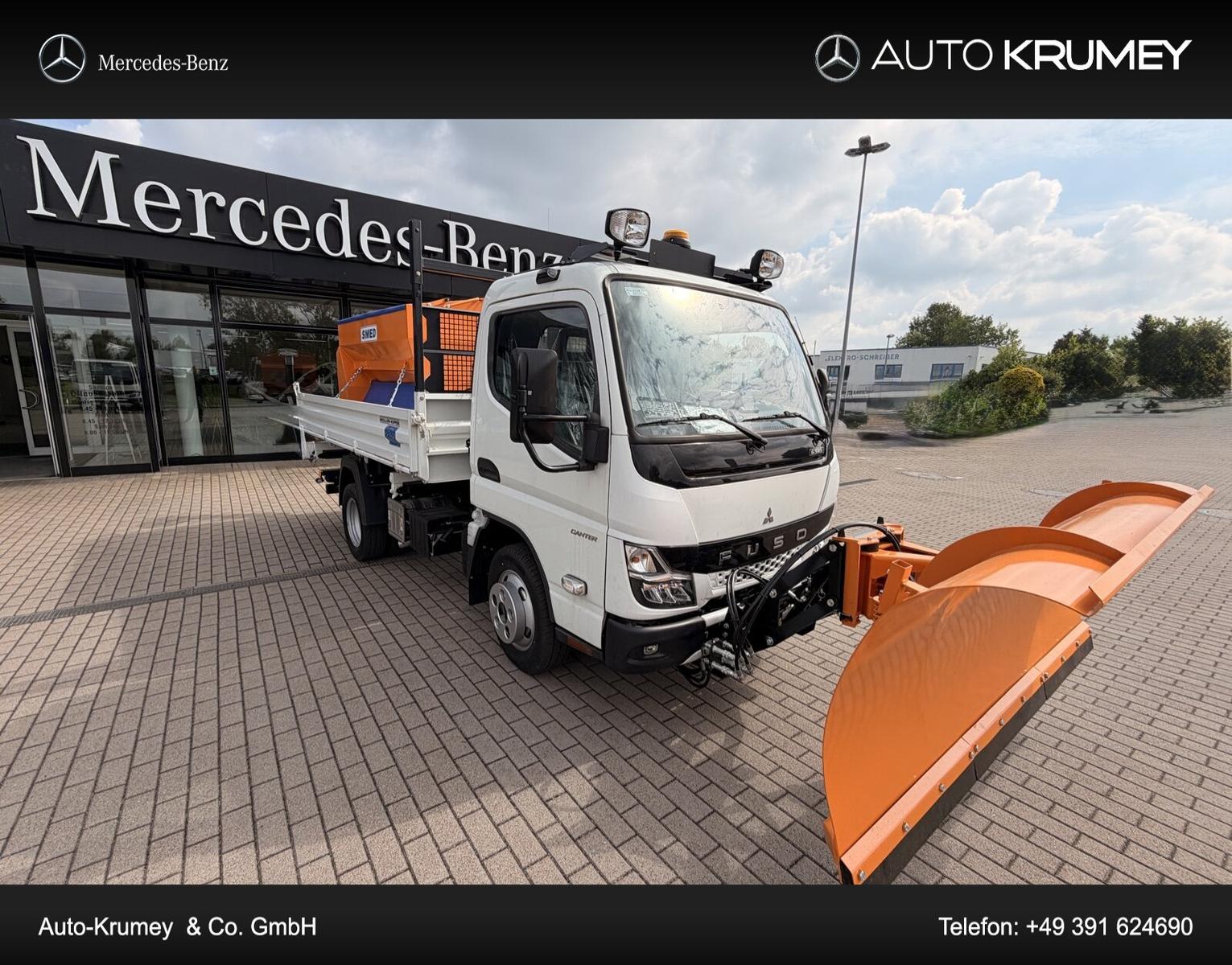Mitsubishi 6S15 FUSO Canter Meiller-Kipper+LED-Frontscheinw