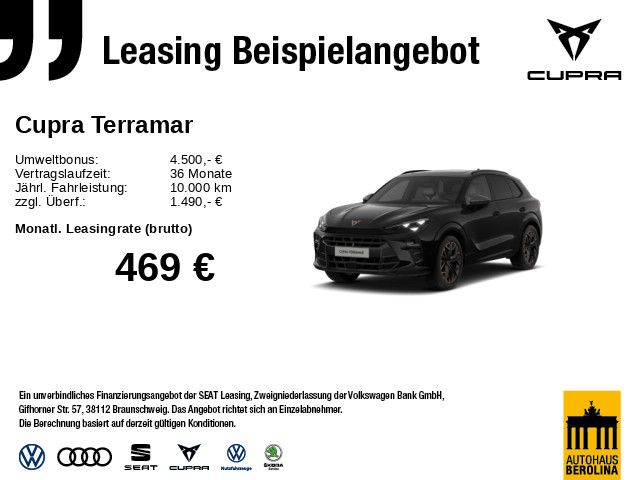 Vorschaubild: CUPRA Terramar 1.5 e-Hybrid VZ DSG *HD-MATRIX*AHK*HuD* (Fahrzeug-Nr. 342858)