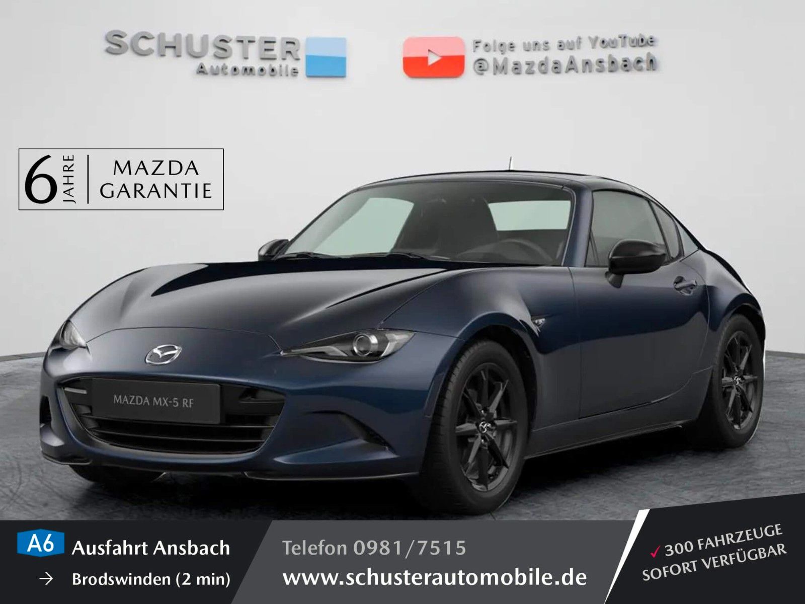Mazda MX-5 RF 1.5 SKYACTIV-G 136 Prime-Line LED/Klima imagem 3