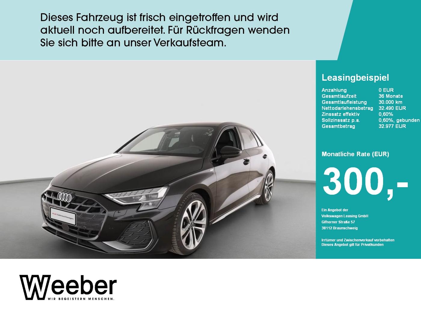 Audi A3 Sportback S line *LED*NAVI*KAMERA*SHZ*VORB. A