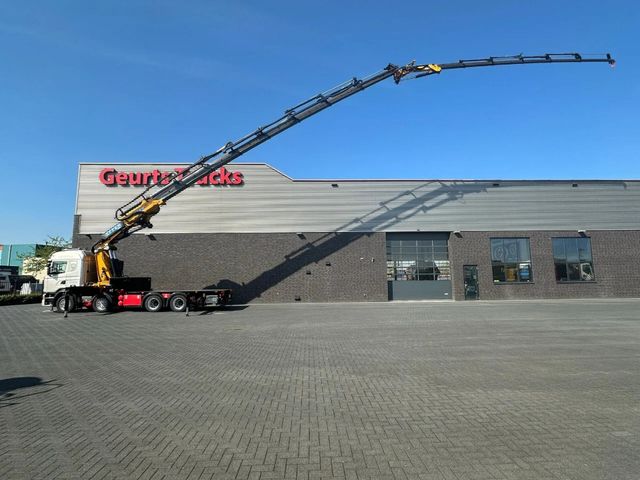 Scania G450 8X4 + EFFER 1255/8S + JIB 6S HD KRAAN/KRAN/