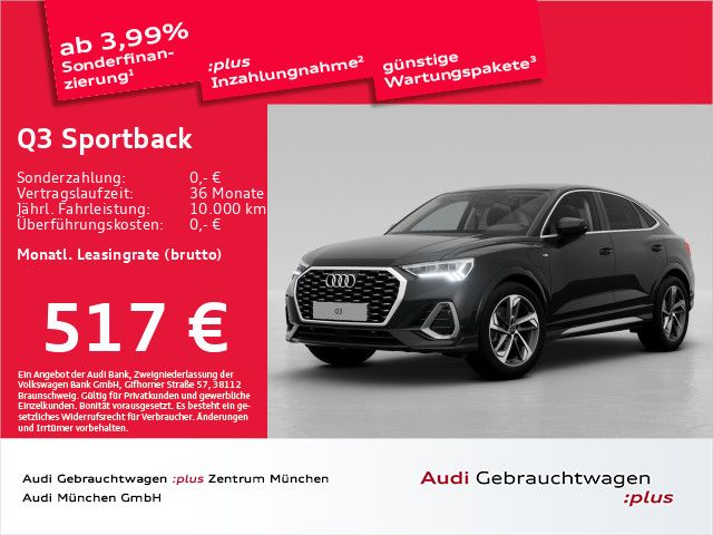 Audi Q3 Sportback 45 TFSI e S tronic S line ACC/AHK/N