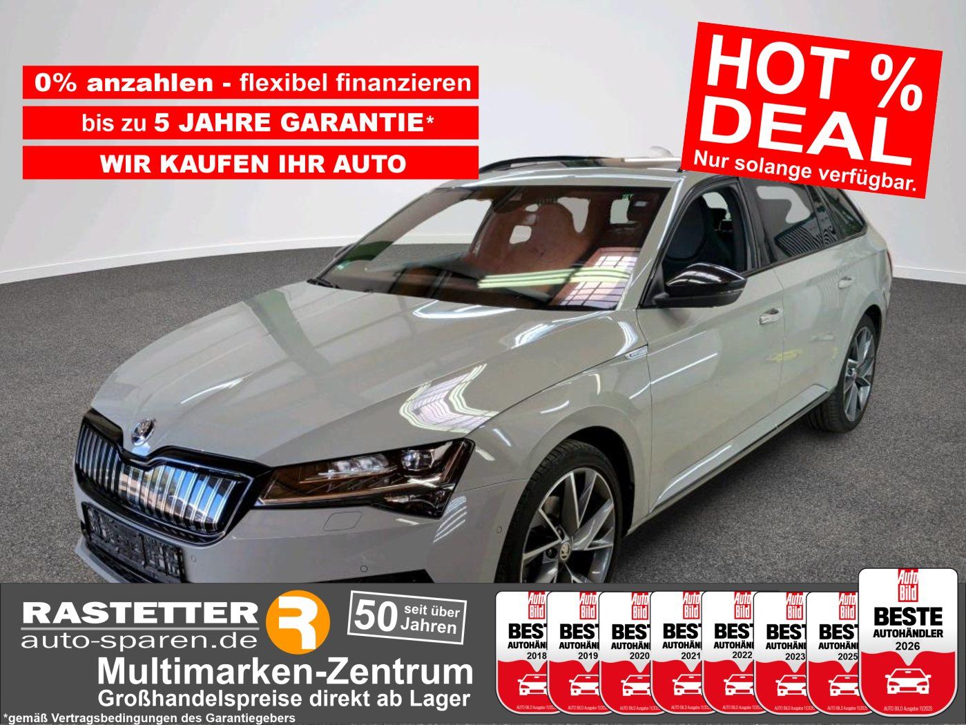 Skoda Superb Combi iV Sportline Pano+AHK+360°+ACC+DCC+