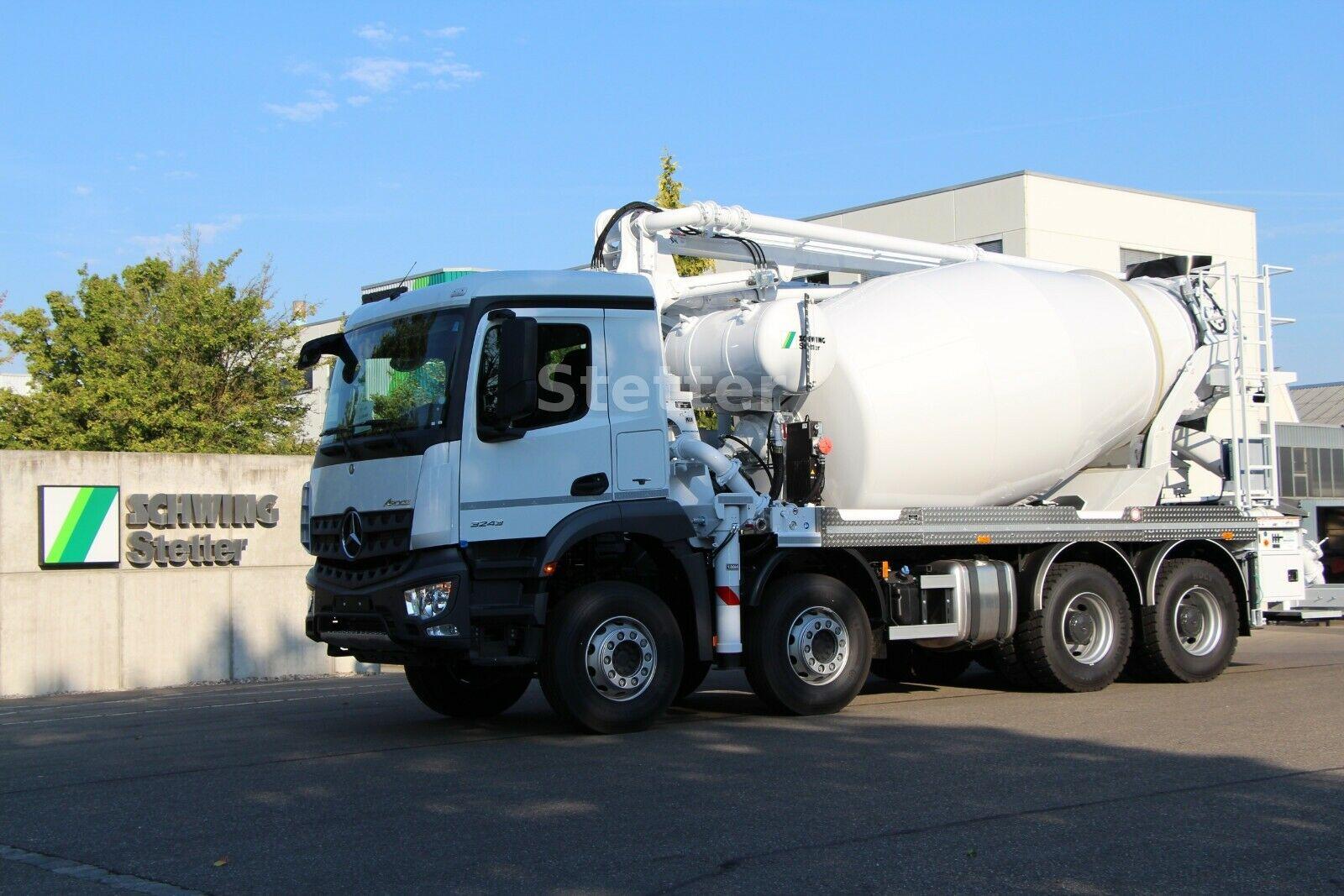 Mercedes-Benz Arocs 3243 B 8x4 inkl. Stetter FBP24-125