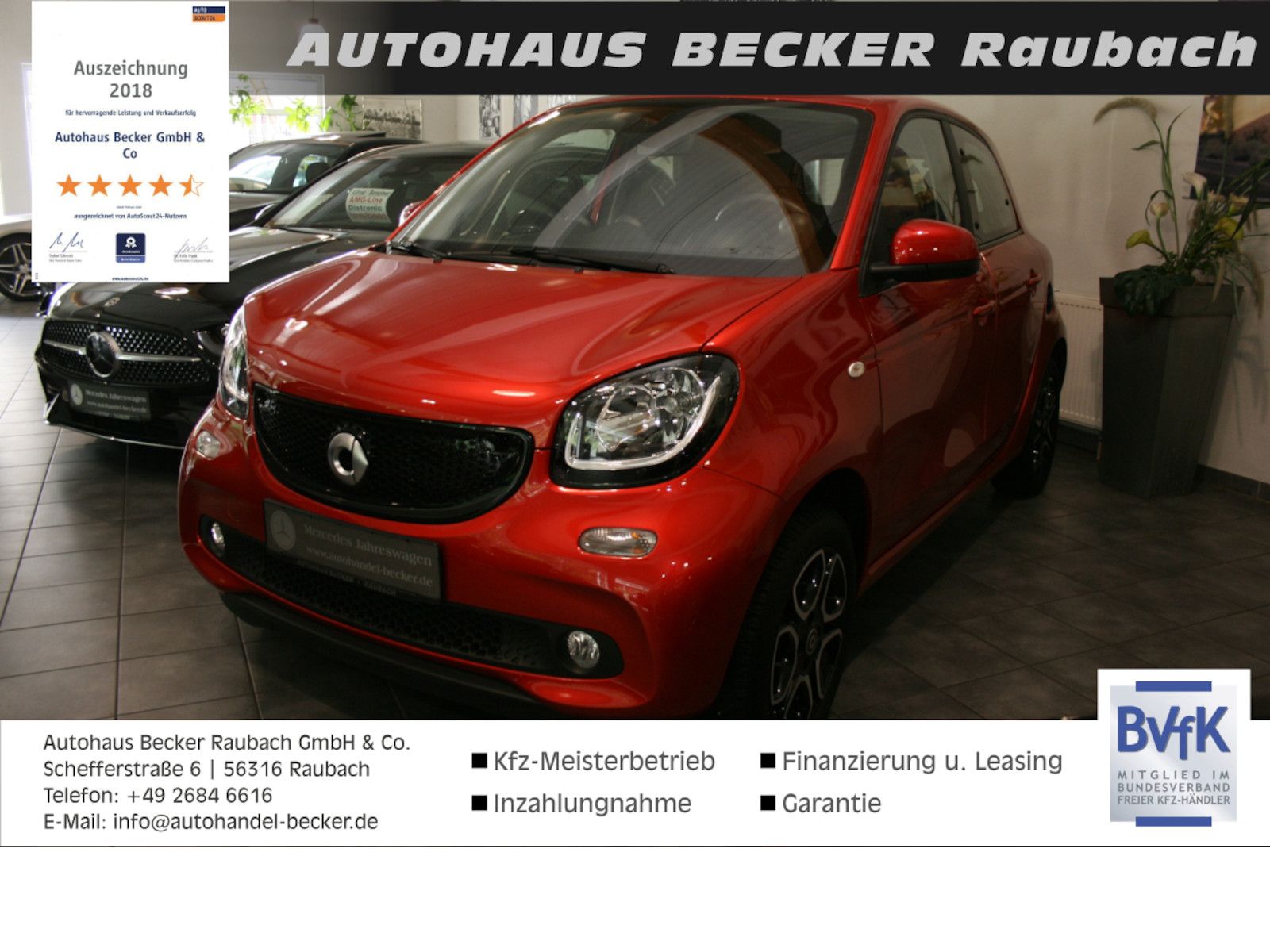 Fahrzeugabbildung Smart ForFour 52 KW Passion*Automatik*Navi*digit.Radio