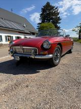 MGB erste Serie - Pullhandle - rote MG MGB