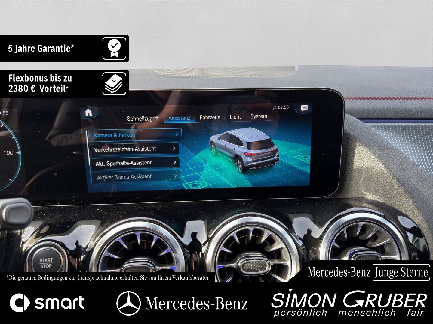 Fahrzeugabbildung Mercedes-Benz EQA 300 4MATIC AMG Line Ambi EasyPack LED Kamera