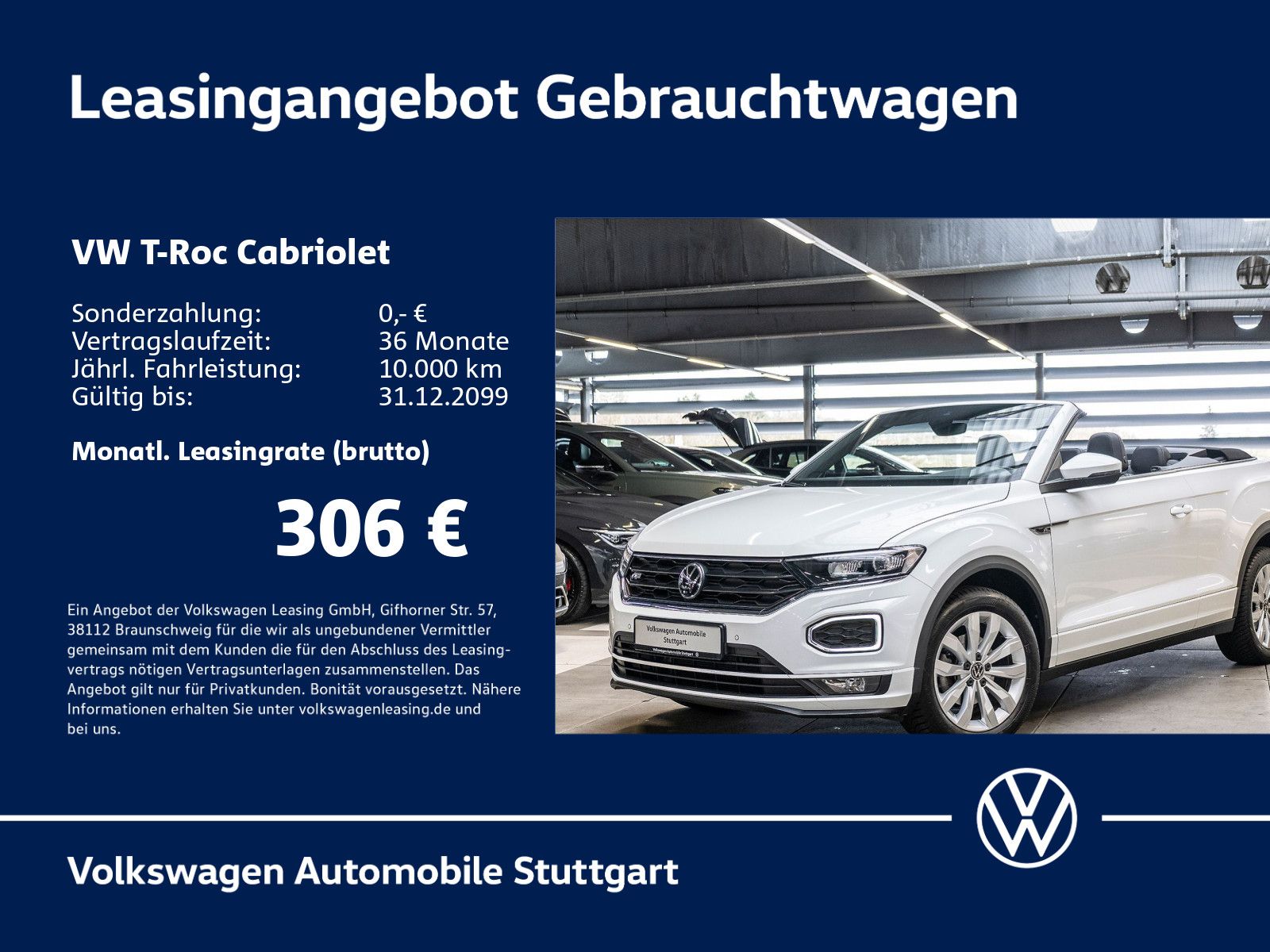 Volkswagen T-Roc Cabriolet 1.5 TSI R-Line DSG Navi Tempomat