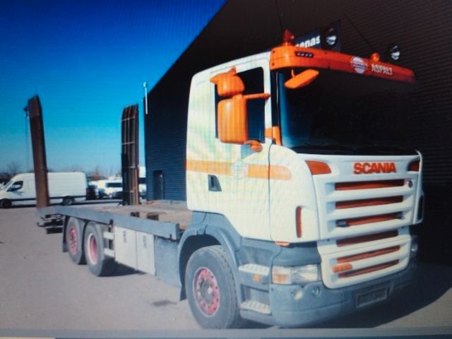 Scania R 480 6x2 Maschinen Transport Drehbar Rampen