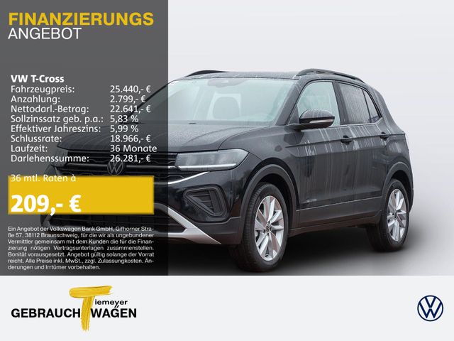 Volkswagen T-Cross 1.0 TSI DSG LIFE LM17 SITZHZ APP-CON KAM