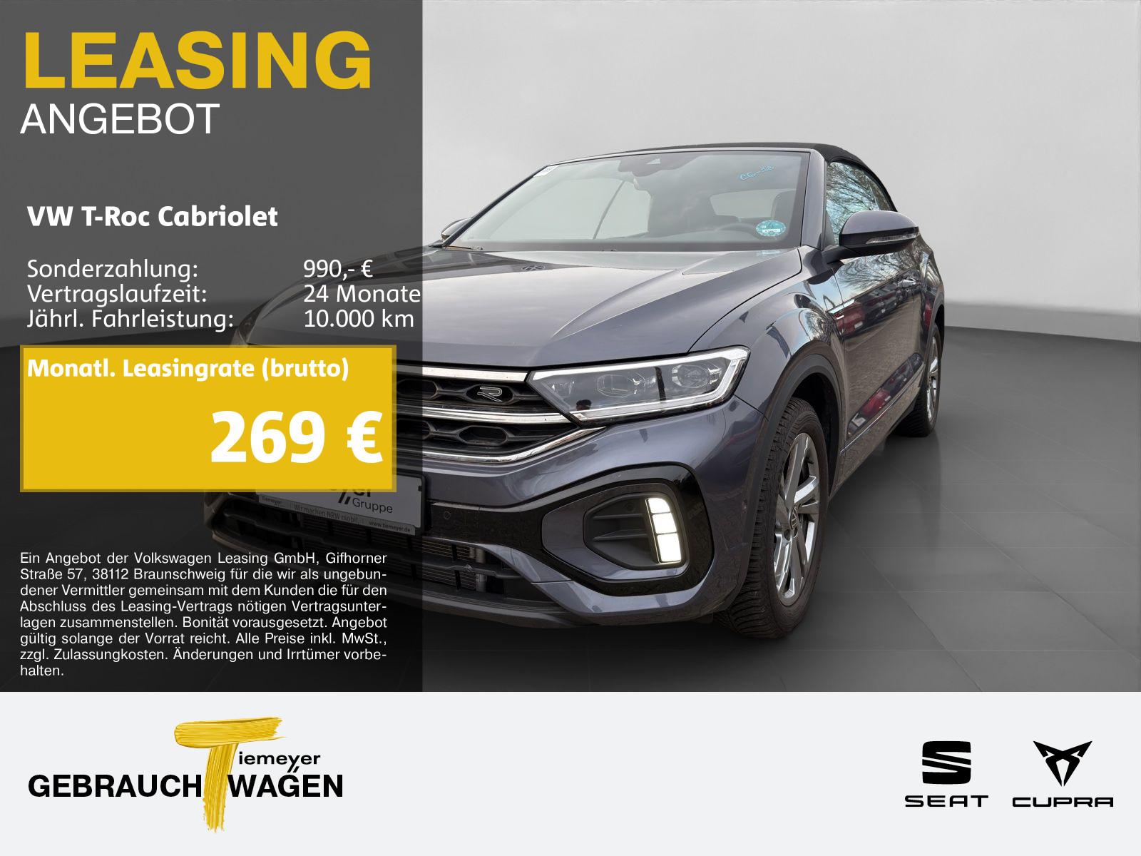 Volkswagen T-Roc Cabriolet 1.5 TSI DSG R-LINE NAVI VIRTUAL