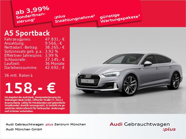 Audi A5 Sportback 45 TFSI qu. S tronic S line ACC/Kam