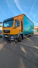 MAN Stapler Bau Maschinentransporter Rampe  - Maschinentransporter