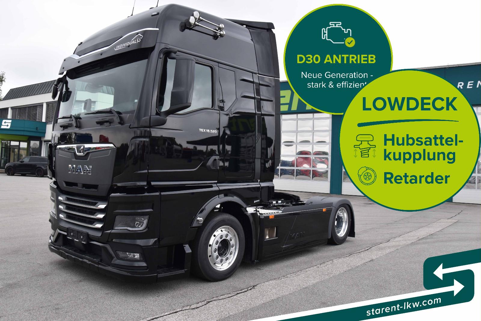 MAN TGX 18.520 Low Deck Hubsattelk. D30 Ret. MIETE