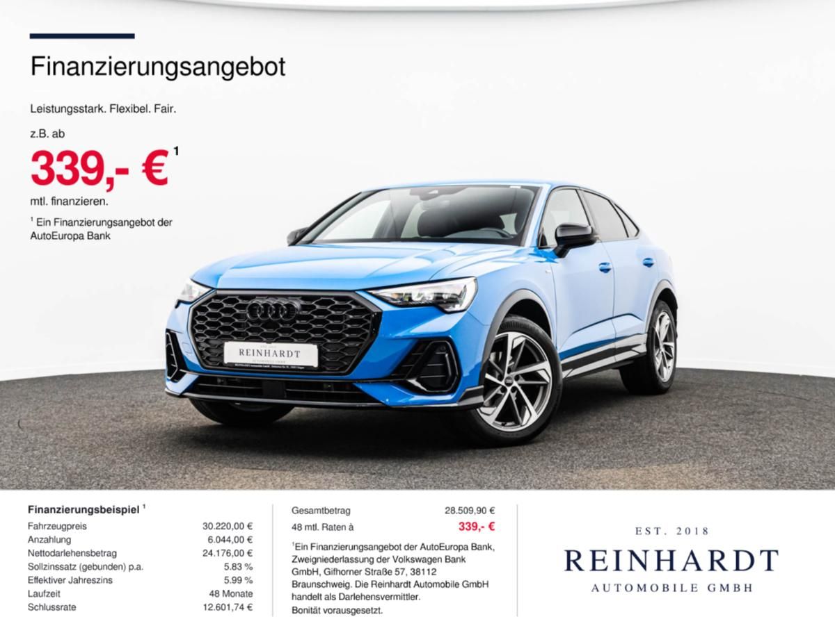 Audi Q3 SPORTBACK 35TFSi 2x S LINE/BLACK/19Z./ACC/VC