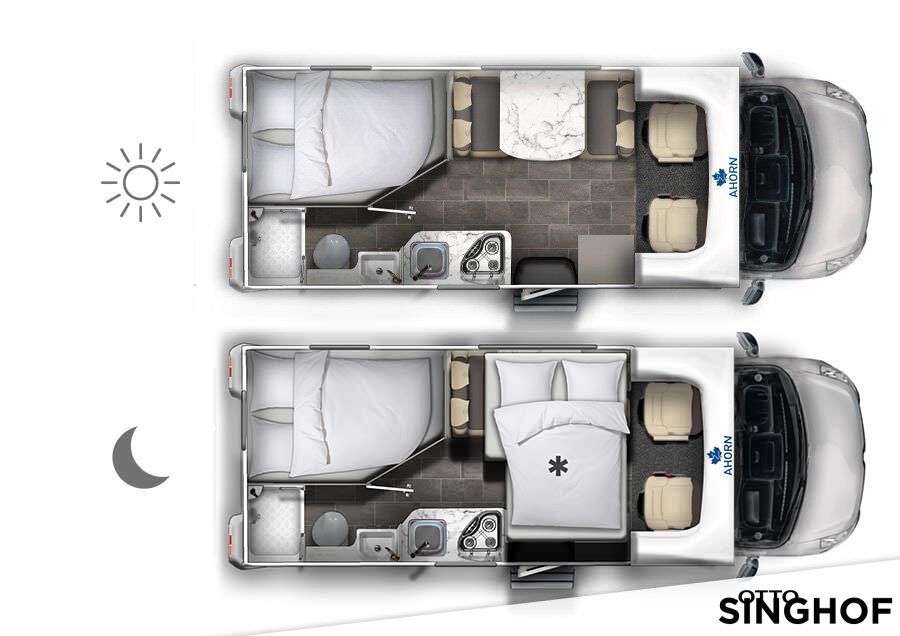 Fahrzeugabbildung Ahorn Camp T 660 Plus Mj 22/23 +Markise+RFK+SAT+Klima