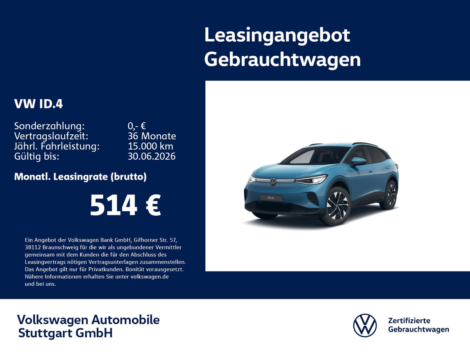 Volkswagen ID.4 Move Navi Kamera Stdhzg AHK ACC LED SHZ