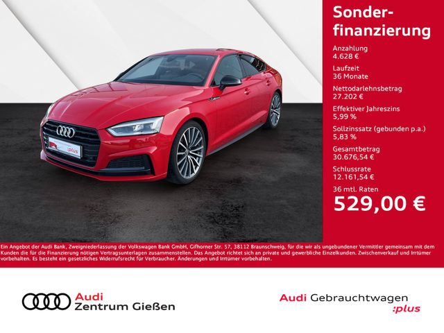 Audi A5 Sportback 40 TFSI S line sport Black Navi LED