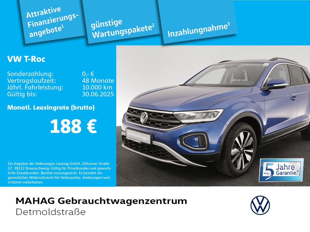 Volkswagen T-Roc 1.0 TSI MOVE Navi LED AppConnect 6-Gang