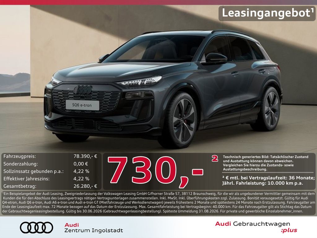 Audi SQ6 e-tron qu Tech pro MATRIX Luft B&O Pano HuD
