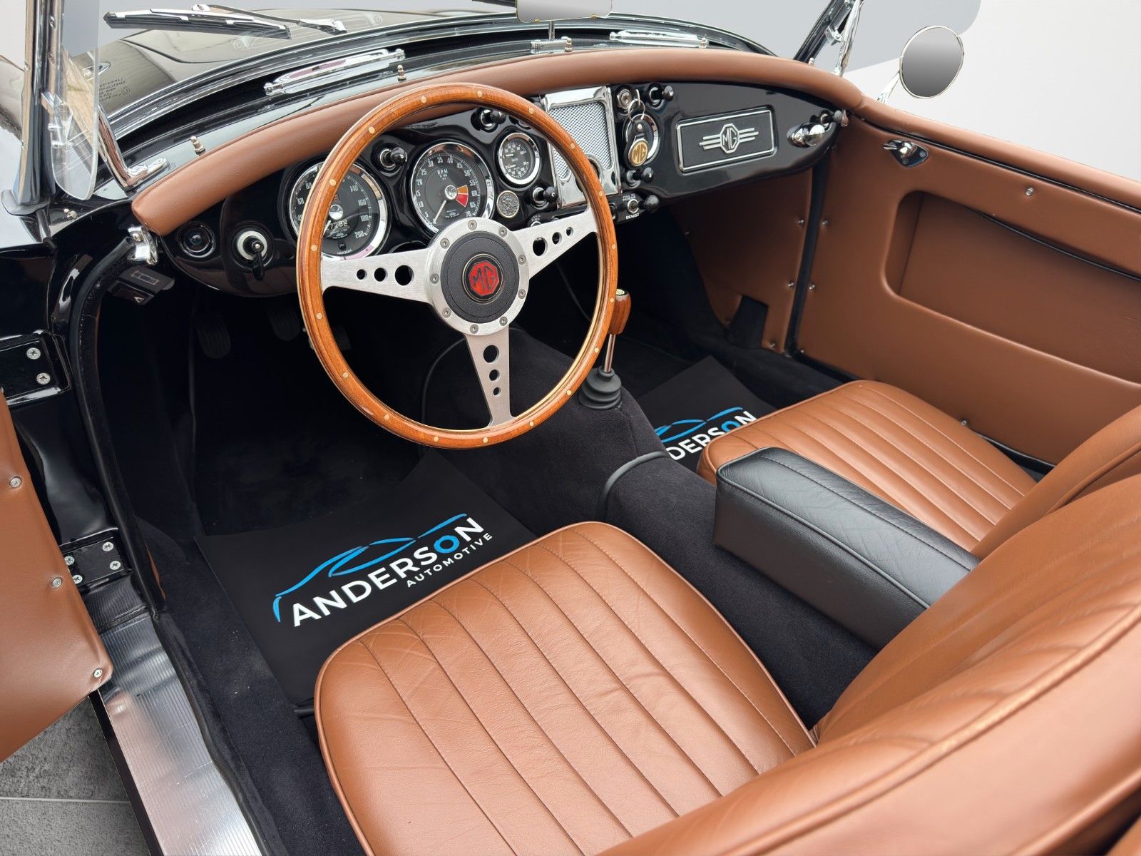 Fahrzeugabbildung MG MGA 1600 ROADSTER FRAME OFF COGNAC LEDER