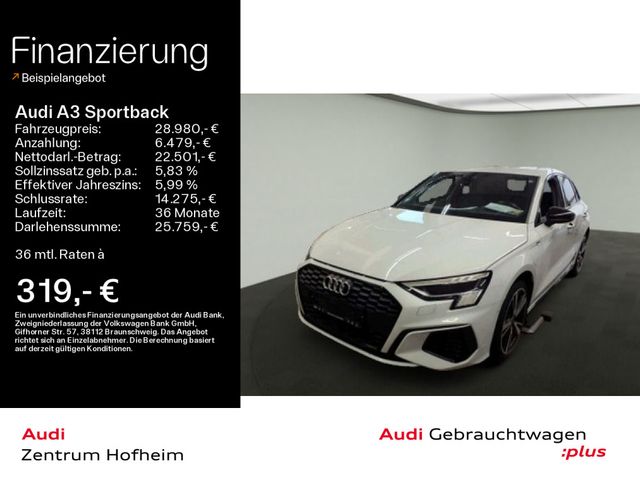 Audi A3 Sportback 40 TFSIe 2x S line S tro.*HUD*B&O*M