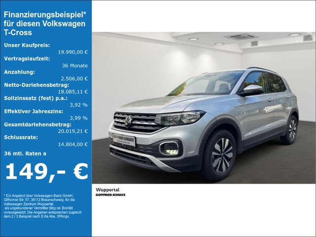 Volkswagen T-Cross 1.0 TSI Move NAVI SHZ PDC KLIMA LM ZV E-