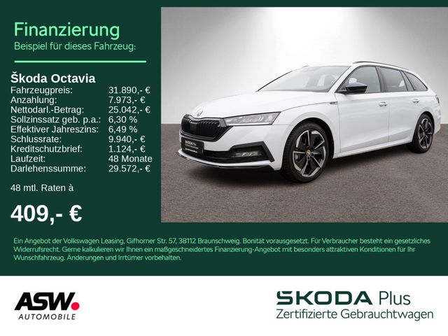 Skoda Octavia Combi Sportline 4x4 2.0 TSI DSG Navi VC