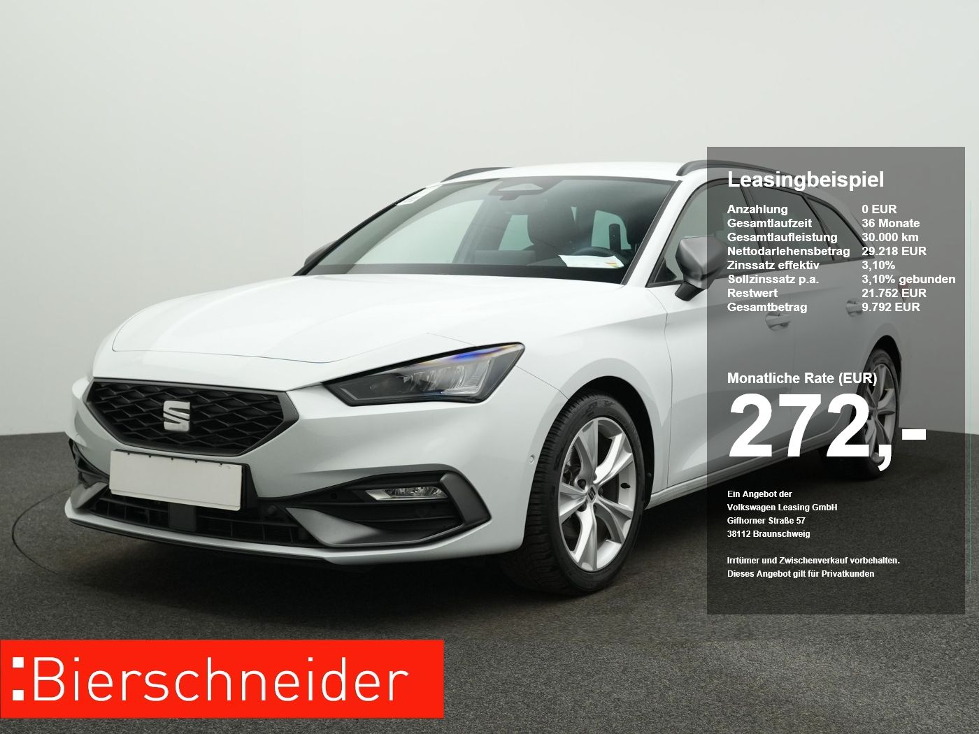 Seat Leon SP 1.5 eTSI DSG FR LED NAVI ACC SIDEASS PAR