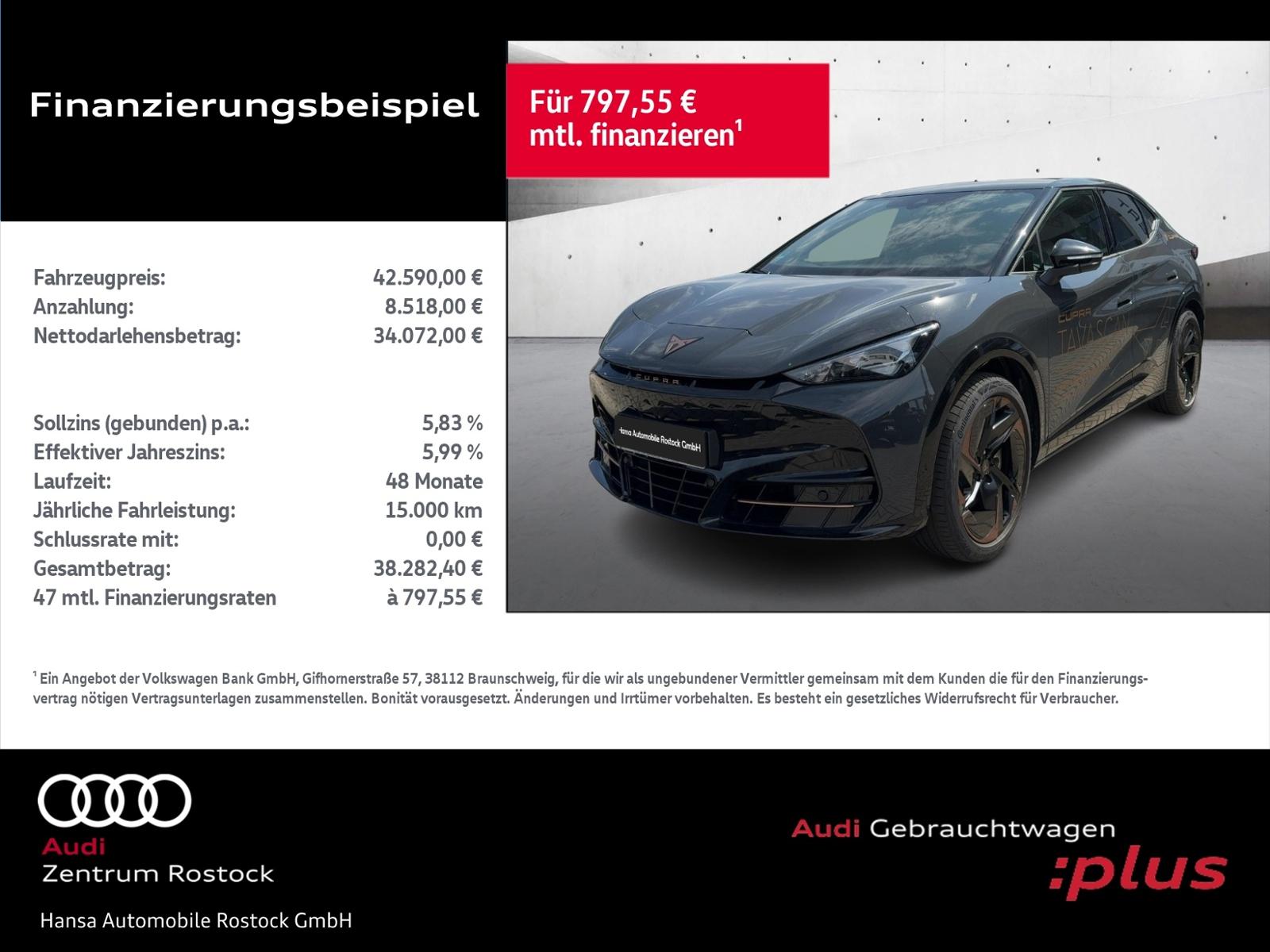 Cupra Tavascan 210 kW Endurance+Navi+Matrix+Head Up+Pa