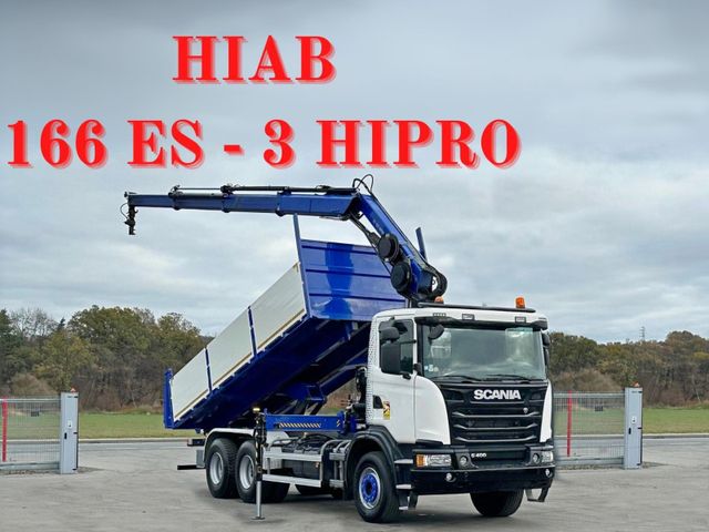 Scania G400 Kipper 6,30m *HIAB 166 ES-3 HIPRO/FUNK *6x4