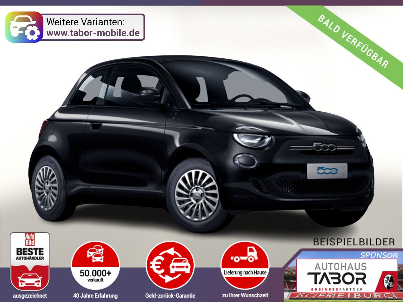 Fiat 500e 42kWh Klimaaut. Nav PDC Kam UVP-35%*