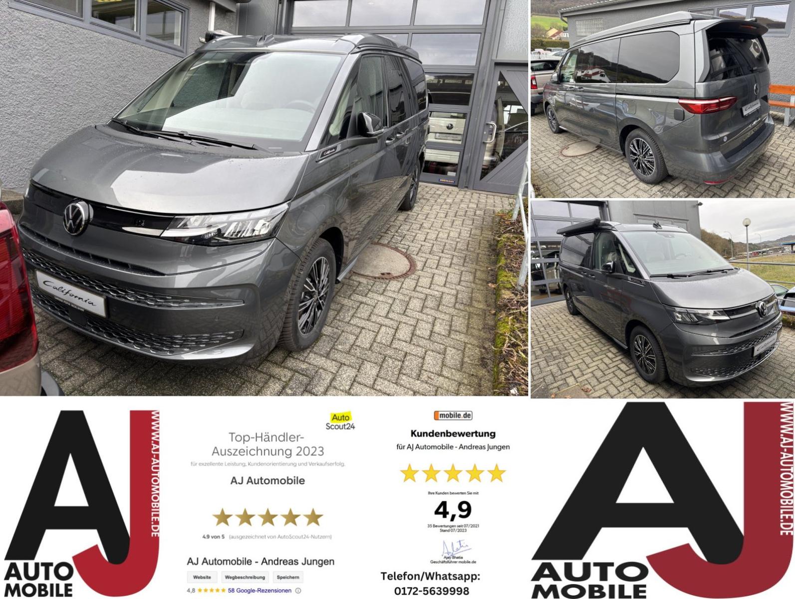 Volkswagen T7 California Beach Camper - Lieferzeit 2 Wochen