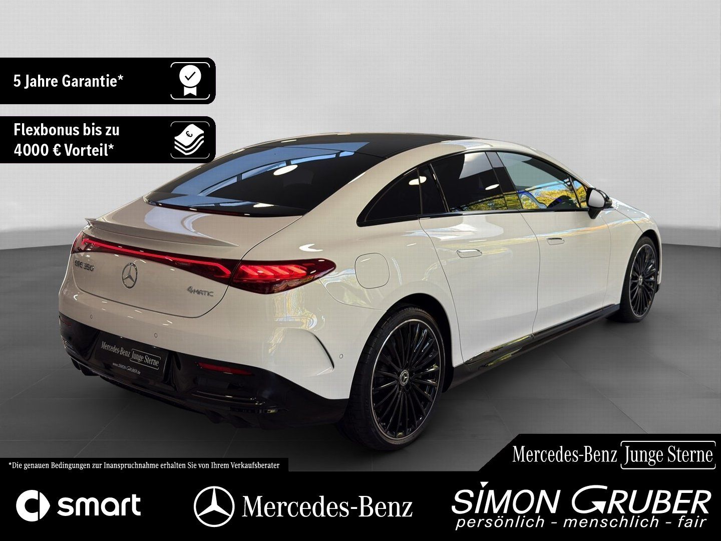 Fahrzeugabbildung Mercedes-Benz EQE 350 4M AMG Night Airmatic Pano Massage 22KW