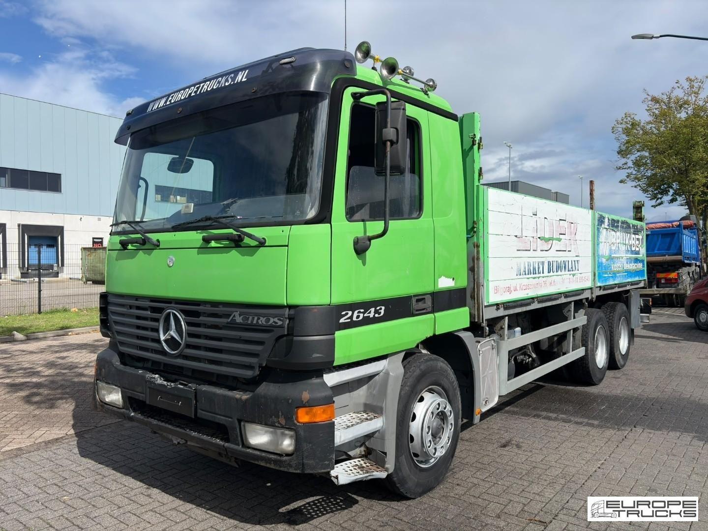 Mercedes-Benz Actros 2643 Steel/Air - EPS 3 Ped - 6x4 - Airco