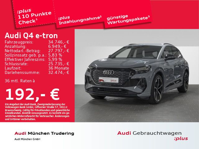 Audi Q4 e-tron 40 basis 2x S line Matrix MMI Komfort-