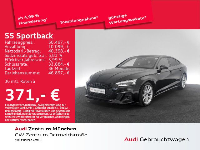 Audi S5 Sportback TDI tiptr. B&O/Pano/HUD/Virtual/Nav