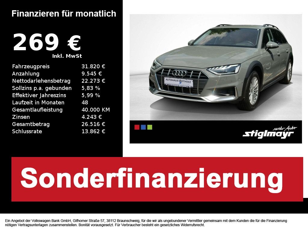 Audi A4 Allroad 45 TFSI quattro AHK+MATRIX+STANDHZG